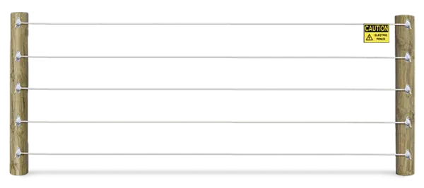 Electric cattle fence