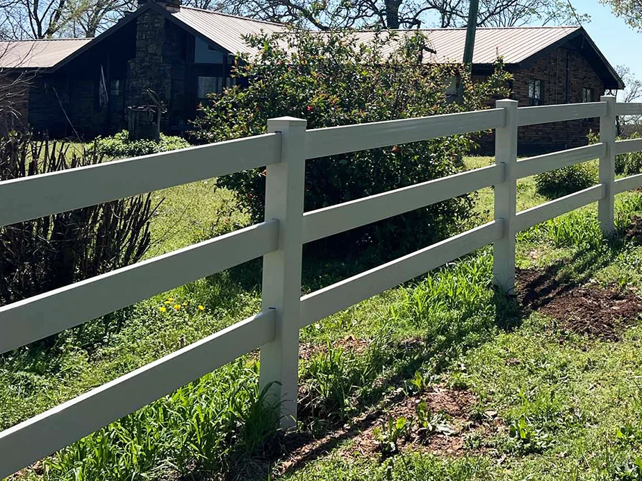 Vinyl fence company in the area.