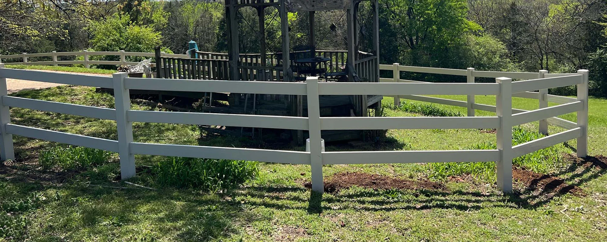 Decorative fence installed by Fort Smith Fence