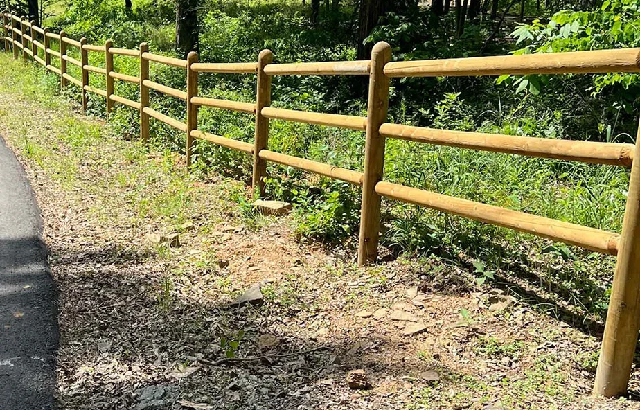 Farm fence installation