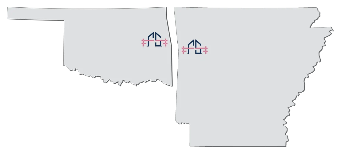 Fence company service area in Fort Smith, Arkansas